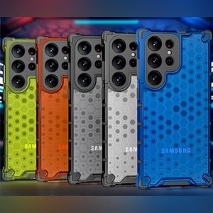 Brand new GRAY Samsung Galaxy S23 ULTRA Case with honeycomb design.